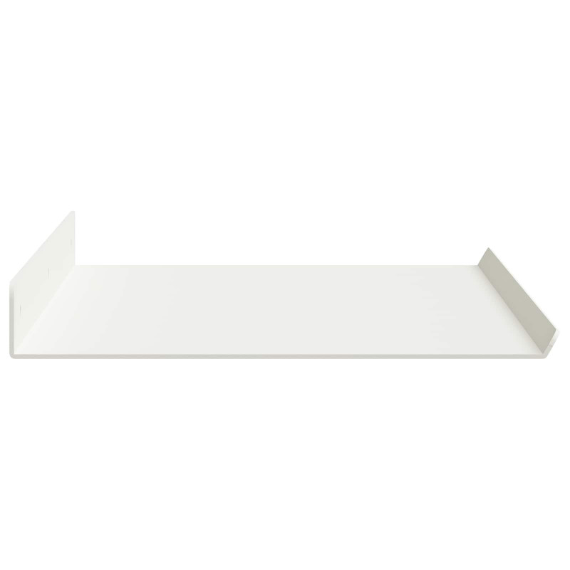 Półka wisząca 4 pcs Biały 60 x 18 x 2,5 cm Stal