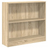 Regał biblioteczny Sonoma Oak 80x24x75 cm Drewno klejone