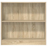 Regał biblioteczny Sonoma Oak 80x24x75 cm Drewno klejone