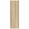 Regał biblioteczny Sonoma Oak 80x24x75 cm Drewno klejone