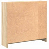 Regał biblioteczny Sonoma Oak 80x24x75 cm Drewno klejone