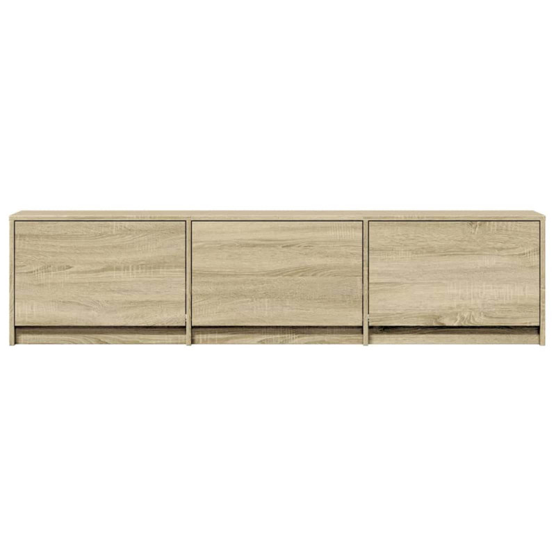 Szafka pod telewizor z LED z szufladą Sonoma 165 x 34 x 40 cm