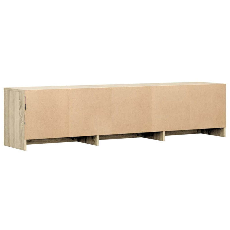 Szafka pod telewizor z LED z szufladą Sonoma 165 x 34 x 40 cm