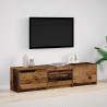 Szafka pod telewizor z LED Stare drewno 165 x 34 x 40 cm