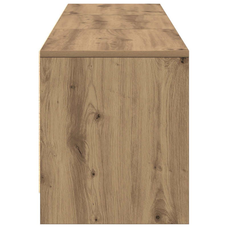 Szafka pod telewizor z LED Dąb rzemieślniczy 165 x 34 x 40 cm
