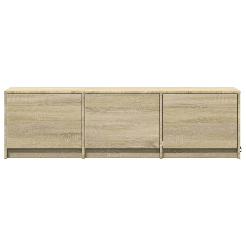 Szafka pod telewizor z LED z szufladą Sonoma 140 x 34 x 40 cm