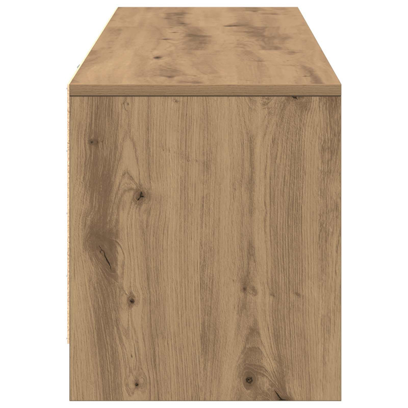 Szafka pod telewizor z LED Dąb rzemieślniczy 140 x 34 x 40 cm
