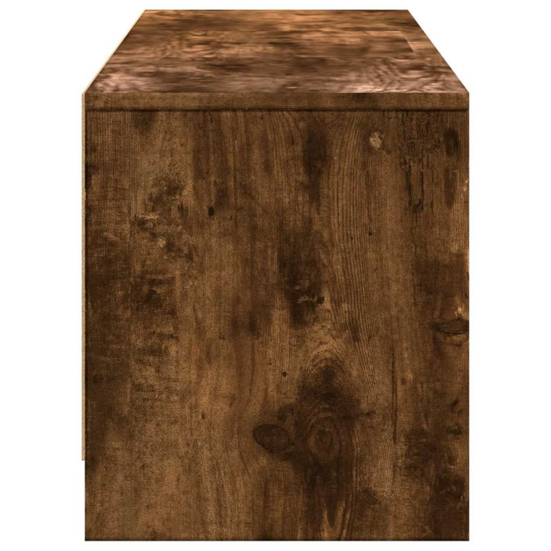 Szafka pod telewizor z LED Dąb wędzony 165 x 34 x 40 cm