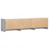Szafka pod telewizor z LED Szary Sonoma 165 x 34 x 40 cm