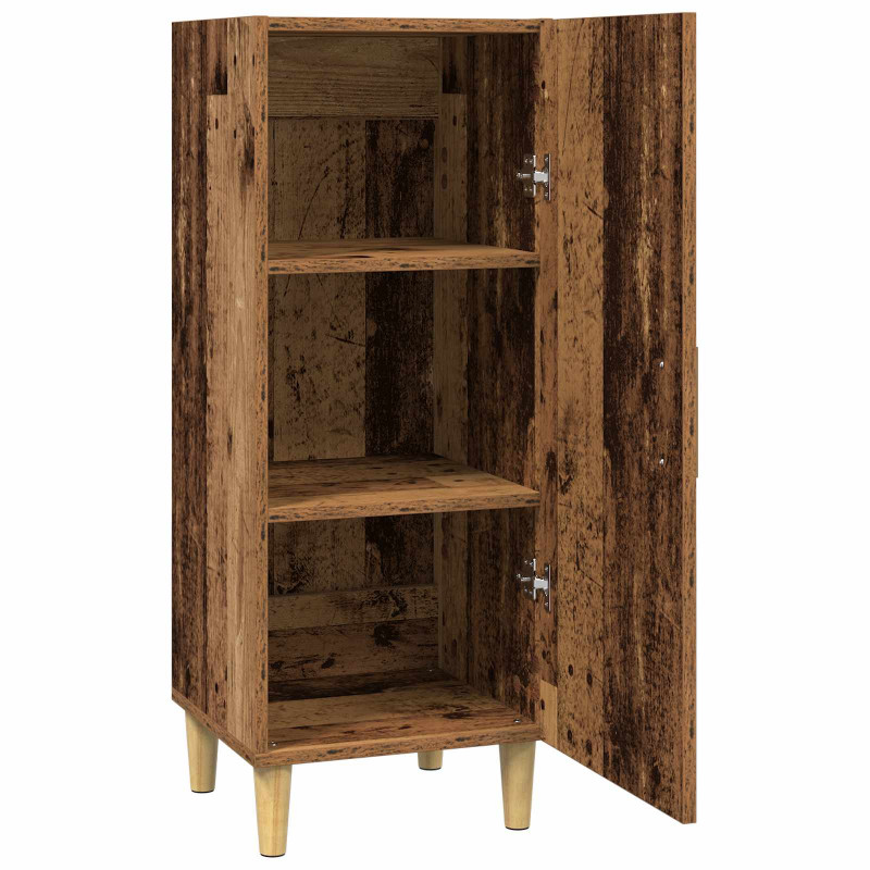 Bufet Stare drewno 34,5 x 34 x 90 cm Materiał drewnopochodny