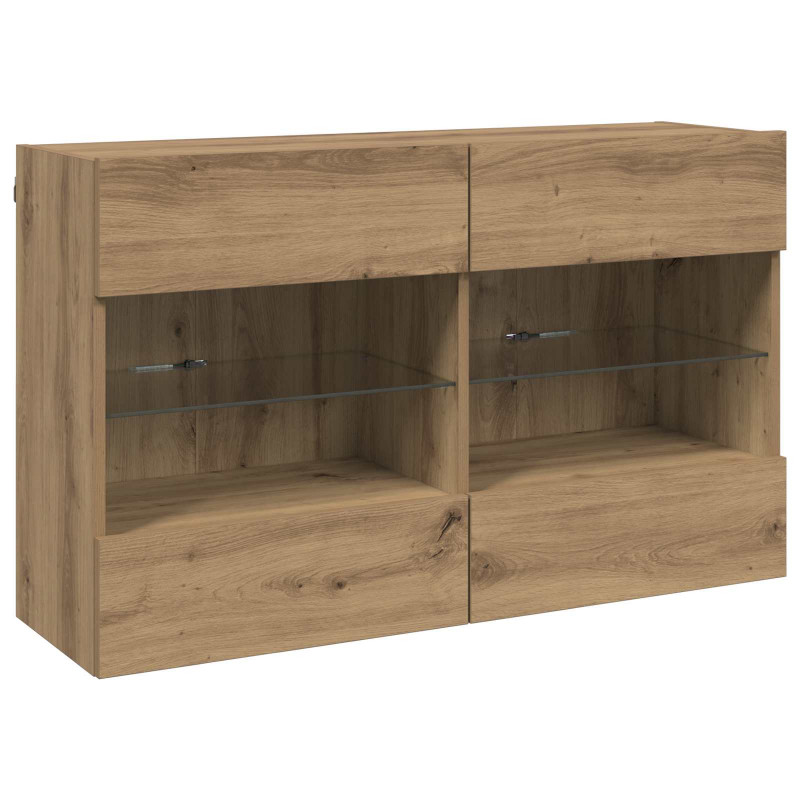 Szafka pod telewizor Dąb rzemieślniczy 98,5 x 30 x 60,5 cm