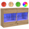 Szafka pod telewizor Dąb rzemieślniczy 98,5 x 30 x 60,5 cm