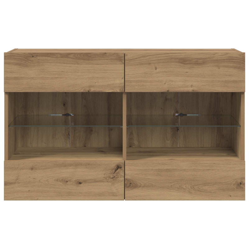 Szafka pod telewizor Dąb rzemieślniczy 98,5 x 30 x 60,5 cm