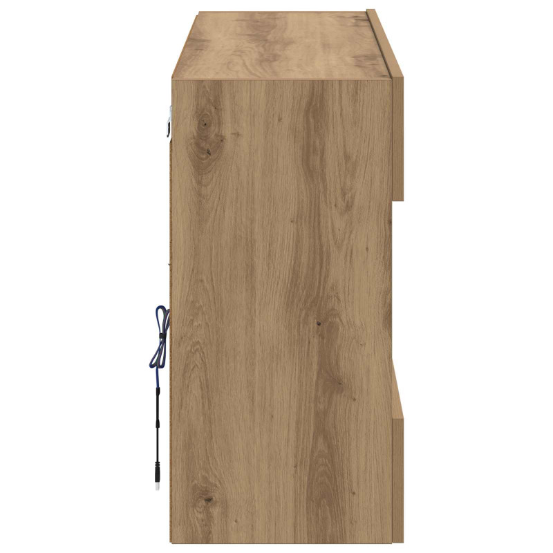 Szafka pod telewizor Dąb rzemieślniczy 98,5 x 30 x 60,5 cm