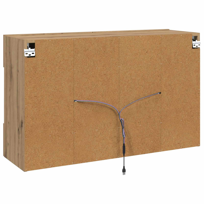 Szafka pod telewizor Dąb rzemieślniczy 98,5 x 30 x 60,5 cm