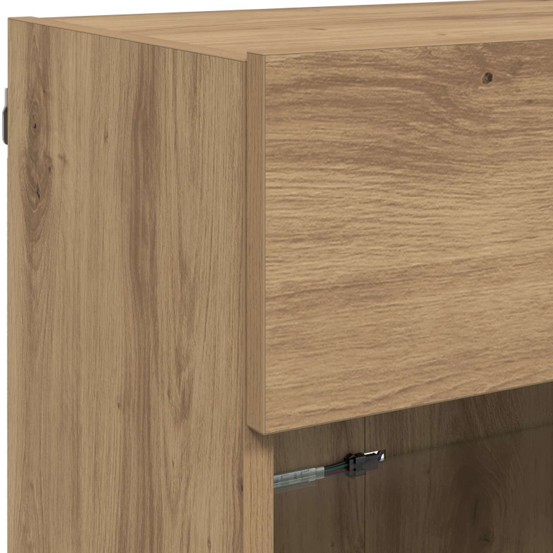 Szafka pod telewizor Dąb rzemieślniczy 98,5 x 30 x 60,5 cm