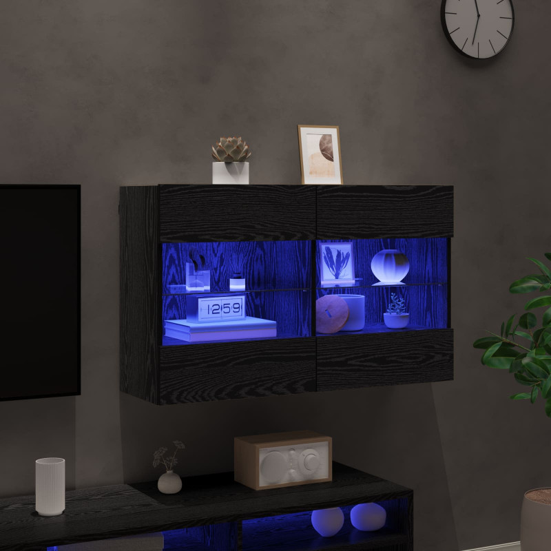 Szafka pod telewizor Czarny Dąb 98,5 x 30 x 60,5 cm