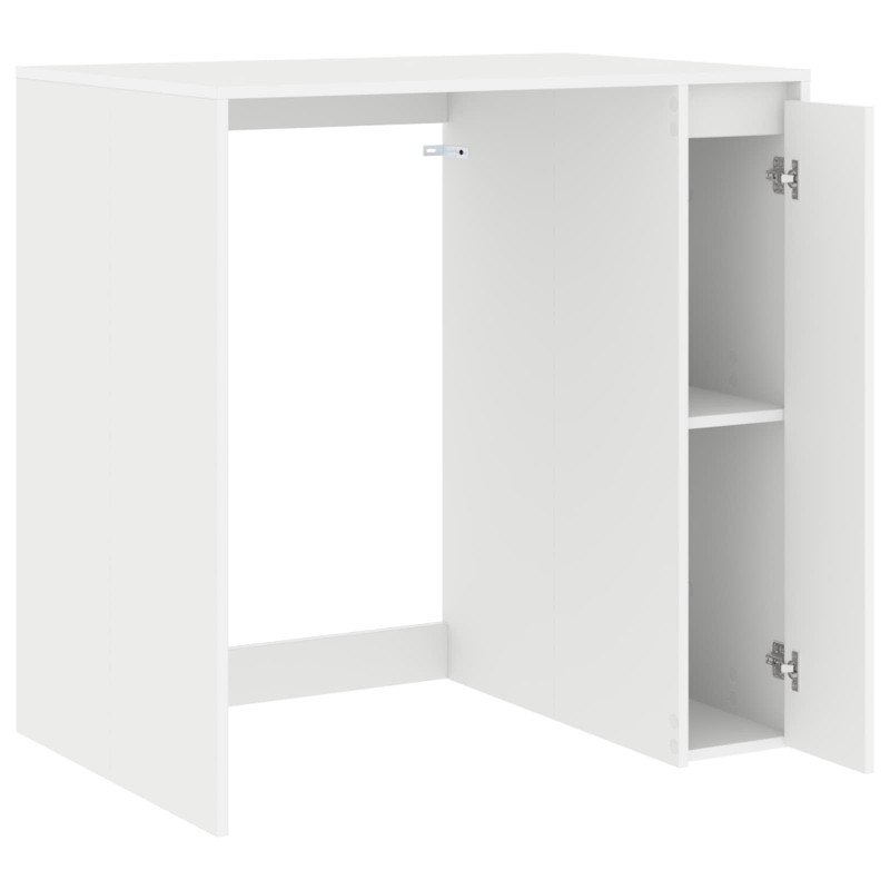 Szafka na pralkę Biały 87 x 60 x 89 cm Materiał drewnopochodny