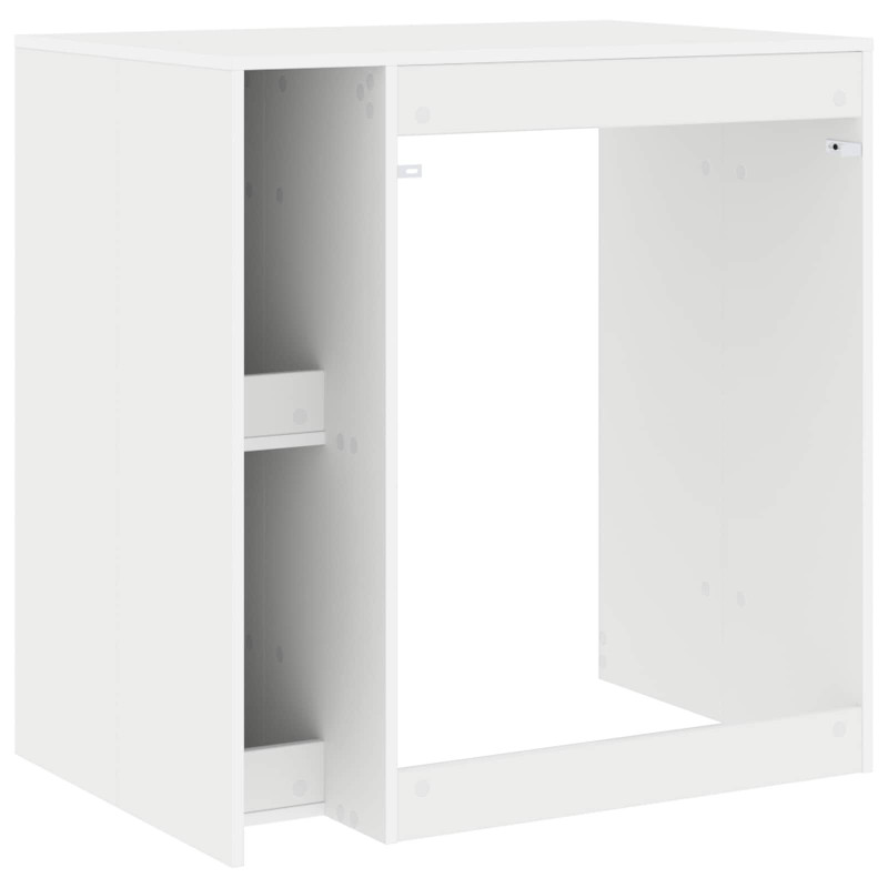 Szafka na pralkę Biały 87 x 60 x 89 cm Materiał drewnopochodny