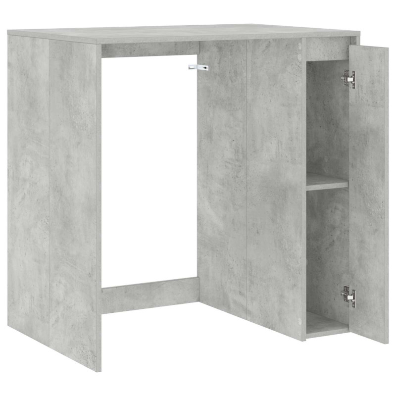 Szafka na pralkę z przechowywaniem Betonowy 87 x 60 x 89 cm