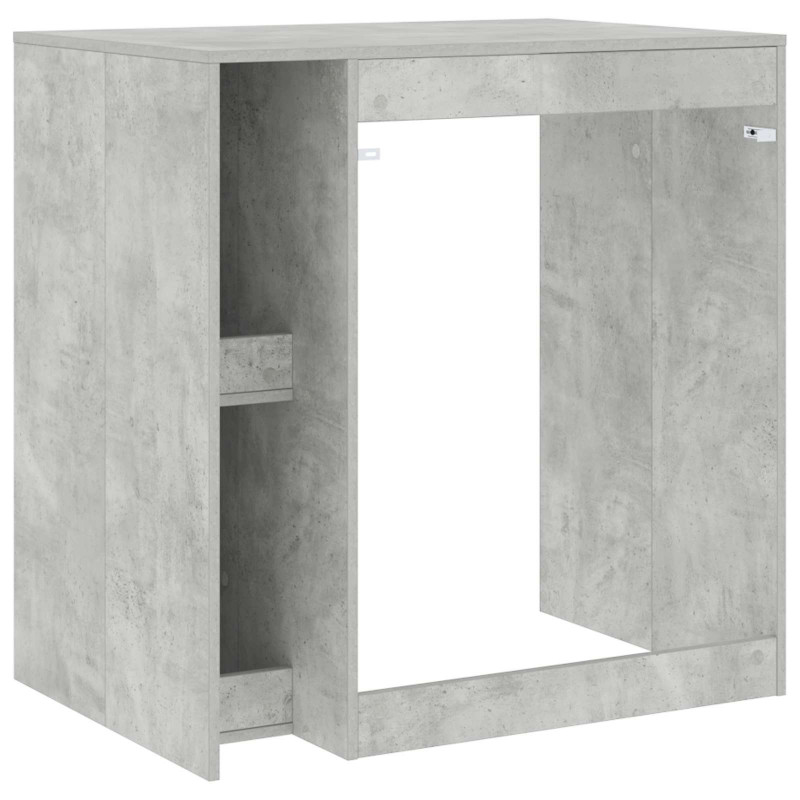 Szafka na pralkę z przechowywaniem Betonowy 87 x 60 x 89 cm