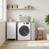 Szafka na pralkę z przechowywaniem Szary Sonoma 87 x 60 x 89 cm