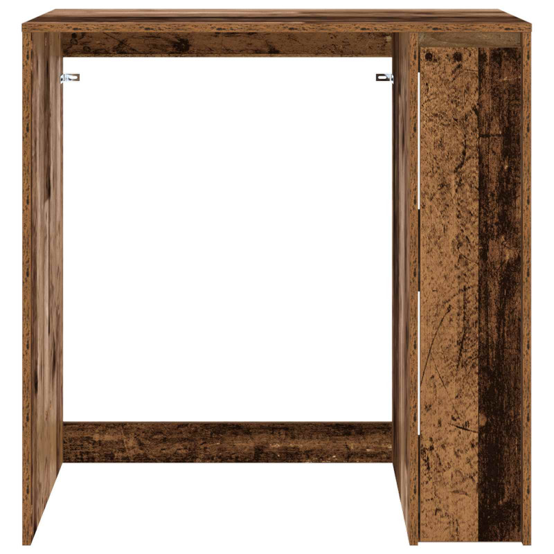Szafka na pralkę z przechowywaniem Stare drewno 87 x 60 x 89 cm