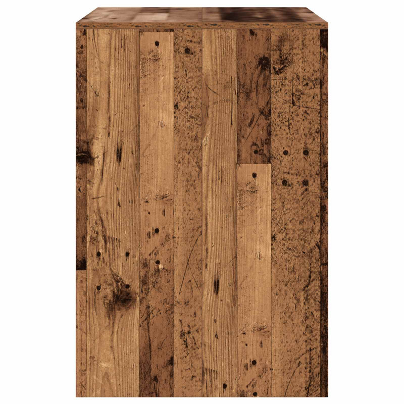 Szafka na pralkę z przechowywaniem Stare drewno 87 x 60 x 89 cm