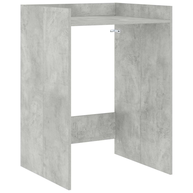 Szafka na pralkę z przechowywaniem Betonowy 67,5 x 62 x 97 cm