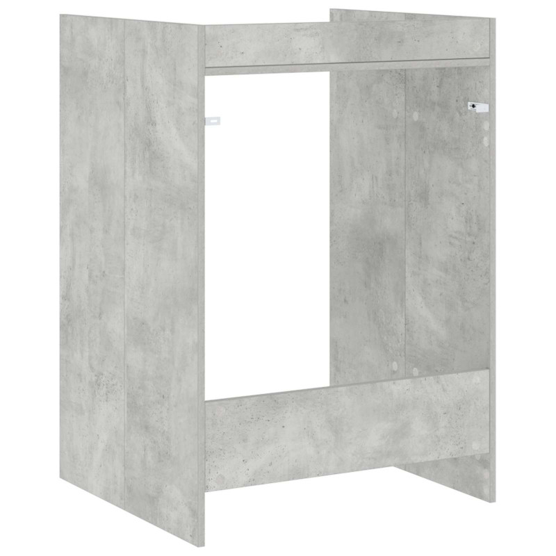 Szafka na pralkę z przechowywaniem Betonowy 67,5 x 62 x 97 cm