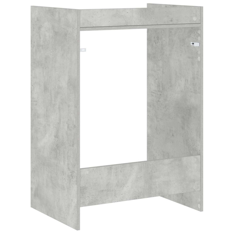 Szafka na pralkę z przechowywaniem Betonowy 67,5 x 48 x 97 cm