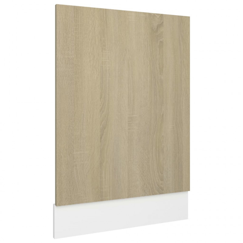 Panel do zabudowy zmywarki, kolor dąb sonoma, 45x3x67 cm