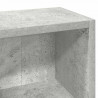Szafki na płyty CD, 2 szt., szarość betonu, 21x16x93,5 cm