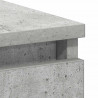 Biurko, szarość betonu, 90x45x76 cm, materiał drewnopochodny