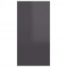 Szafki TV, 2 szt., wysoki połysk, szare, 30,5x30x60 cm