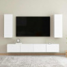Szafka TV, biała, 30,5x30x90 cm, materiał drewnopochodny