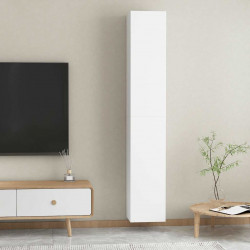 Szafki TV 2 szt., białe, 30,5x30x90 cm, materiał drewnopochodny