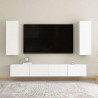 Szafki TV 2 szt., białe, 30,5x30x90 cm, materiał drewnopochodny