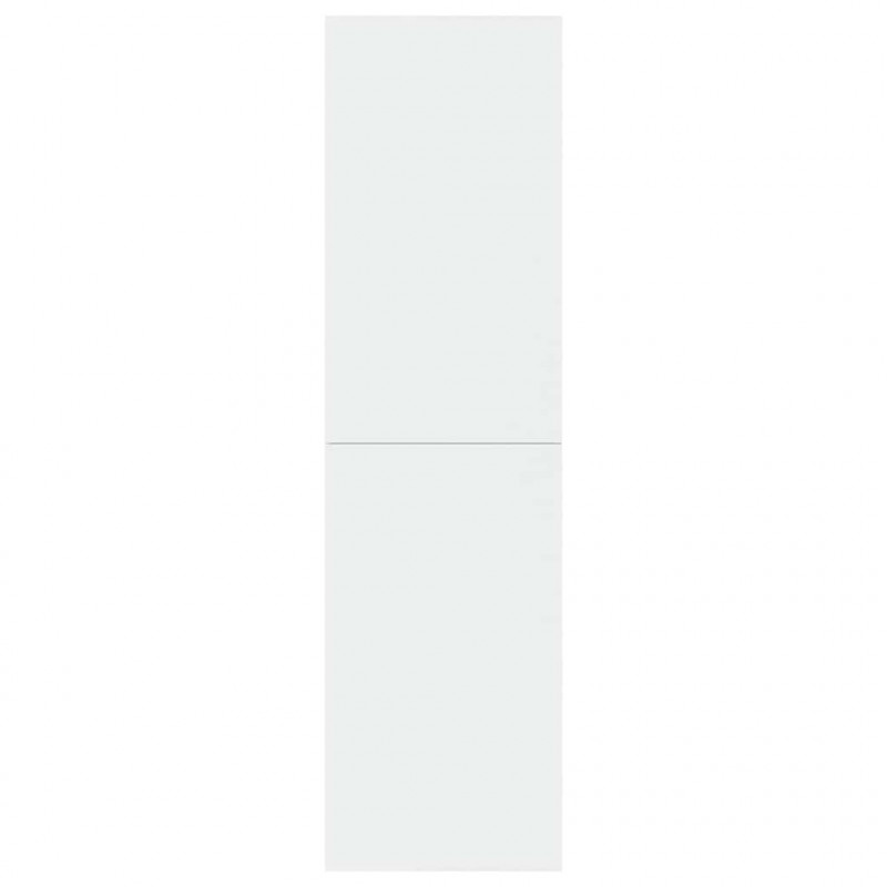 Szafki telewizyjne, 2 szt., białe, 30,5x30x110 cm