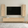 Szafki pod telewizor, 2 szt., kolor dąb sonoma, 30,5x30x110 cm