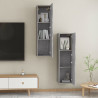 Szafki pod TV, 2 szt., szarość betonu, 30,5x30x110 cm