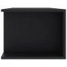 Szafka TV z oświetleniem LED, czarna, 135x39x30 cm