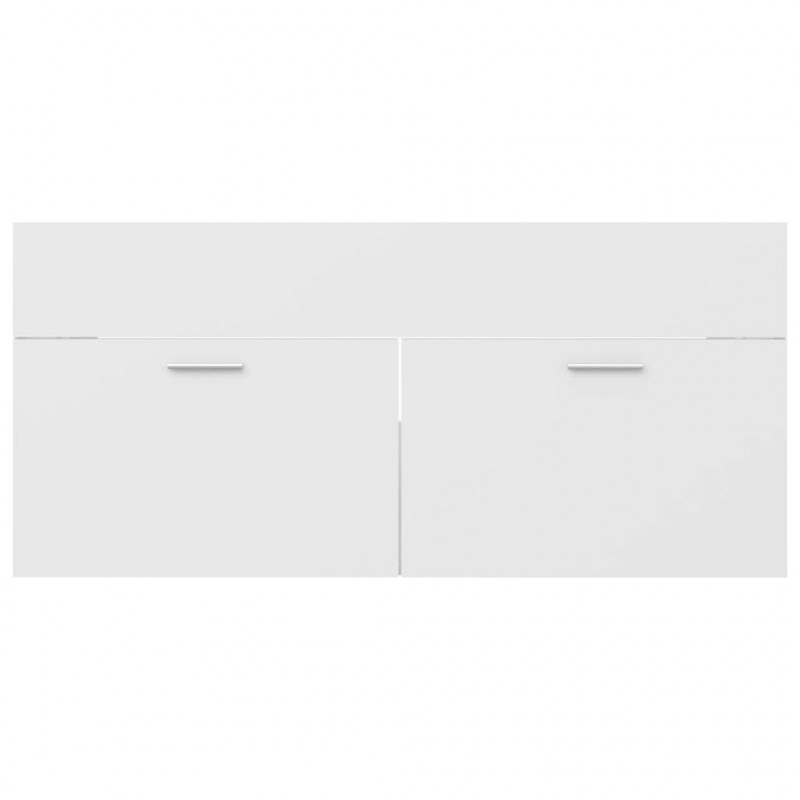 Szafka pod umywalkę, biała, 100x38,5x46 cm