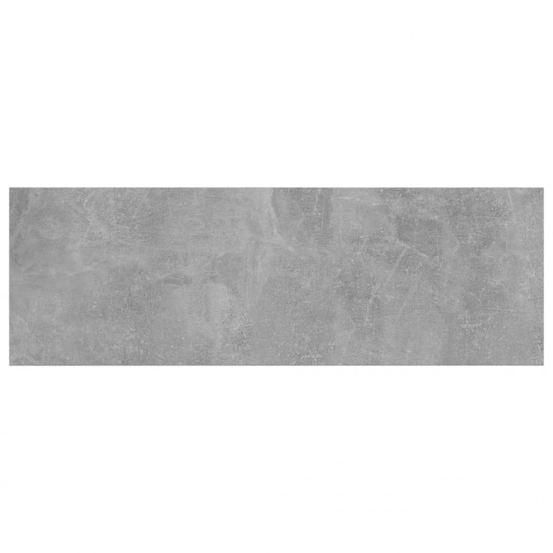 Półki na książki, 4 szt., szarość betonu, 60x20x1,5 cm, płyta