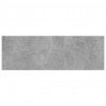 Półki na książki, 4 szt., szarość betonu, 60x20x1,5 cm, płyta