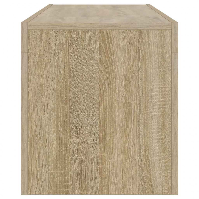 Szafka pod TV z oświetleniem LED, dąb sonoma, 120x35x40 cm