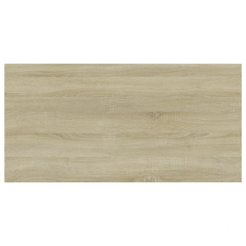 Półki na książki, 8 szt., kolor dąb sonoma, 60x30x1,5 cm, płyta