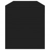 Szafka pod TV z oświetleniem LED, czarna, 140x36,5x40 cm