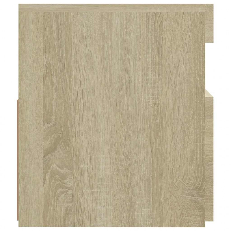 Szafka pod TV z oświetleniem LED, dąb sonoma, 120x35x40 cm