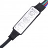 Szafki pod TV z LED, 2 szt., dąb sonoma, 75x35x40 cm